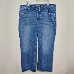Abercrombie "the 90's baggy" low rise jeans size 18R